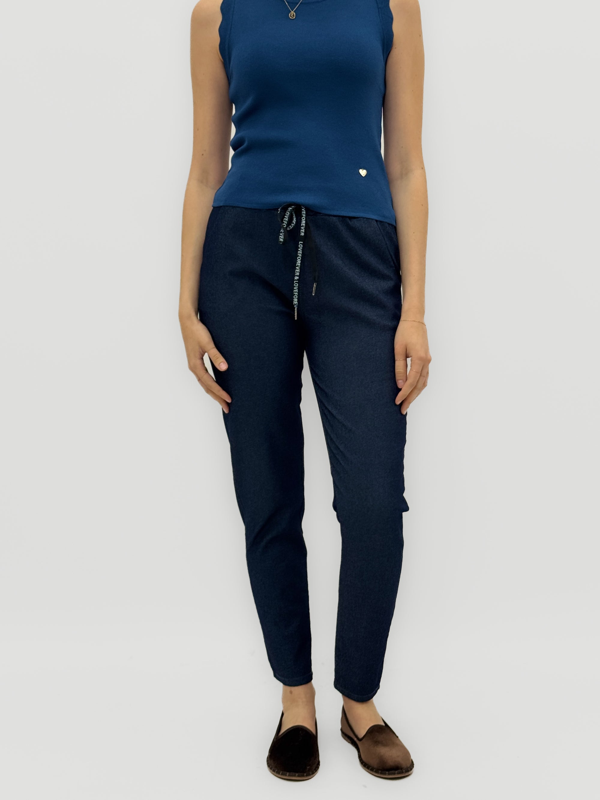 Pantalone Jeans con Laccetto