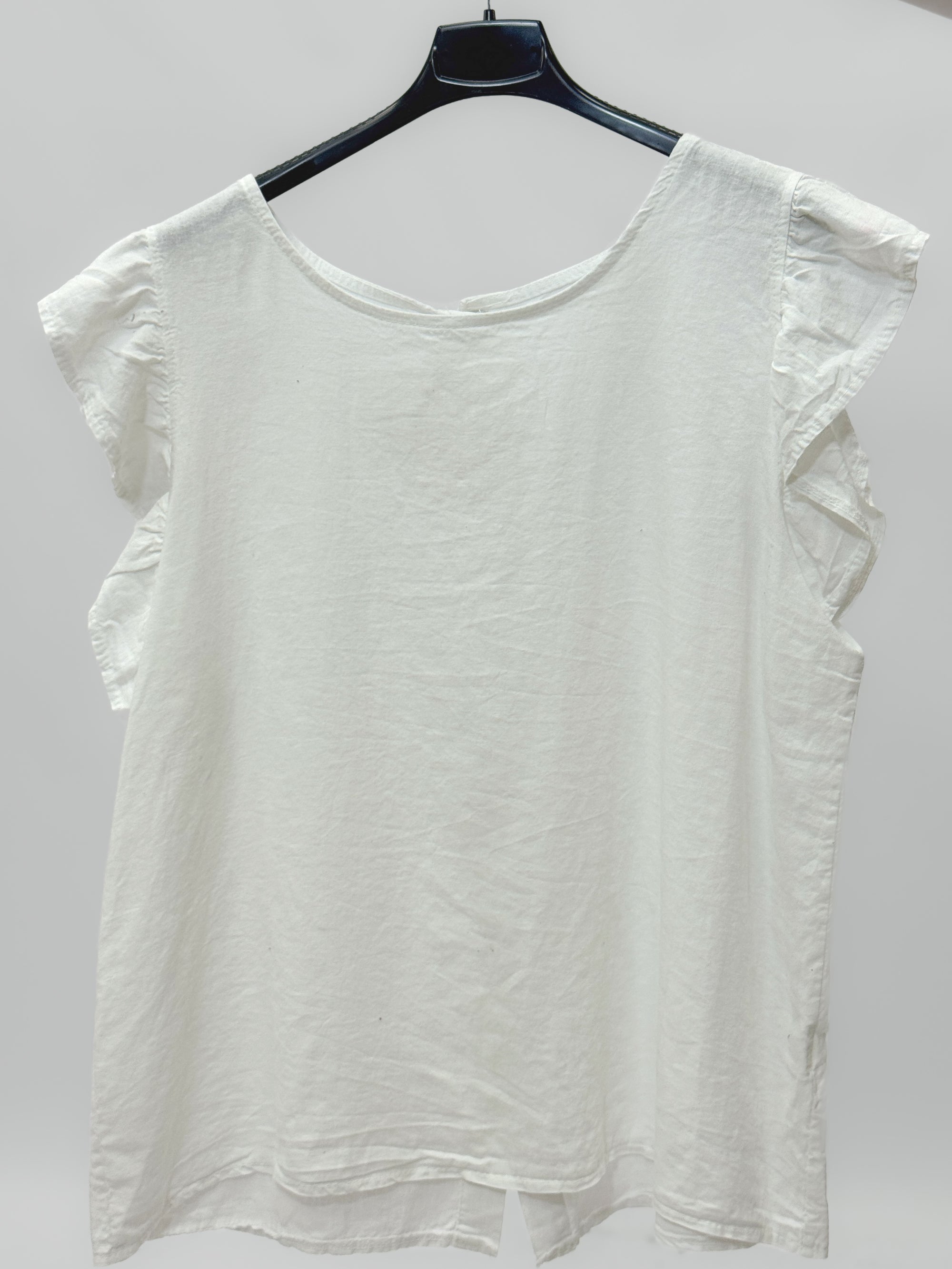 Blusa in Lino con Volant