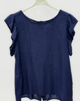 Blusa in Lino con Volant