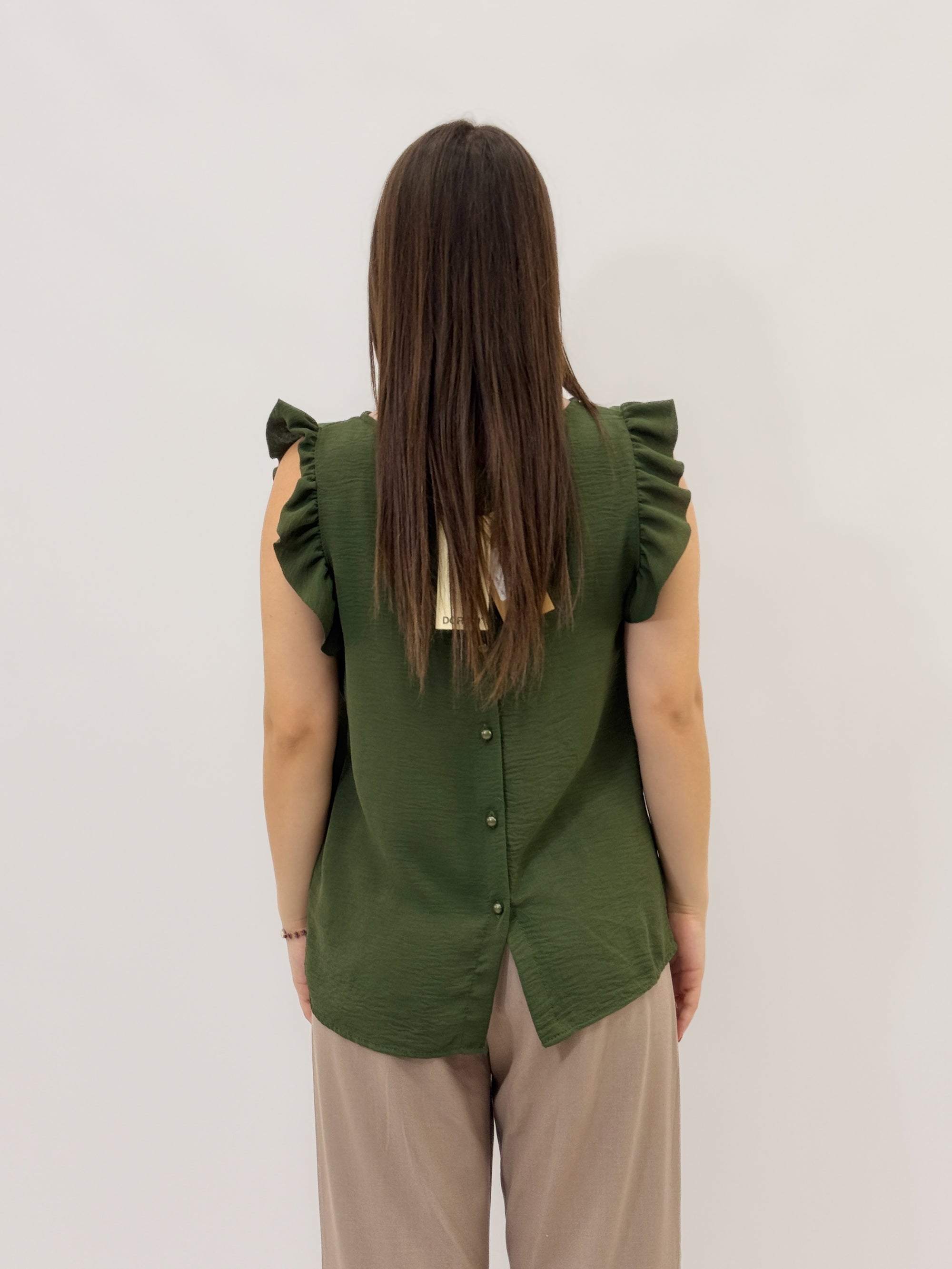 Maglia con maniche volant