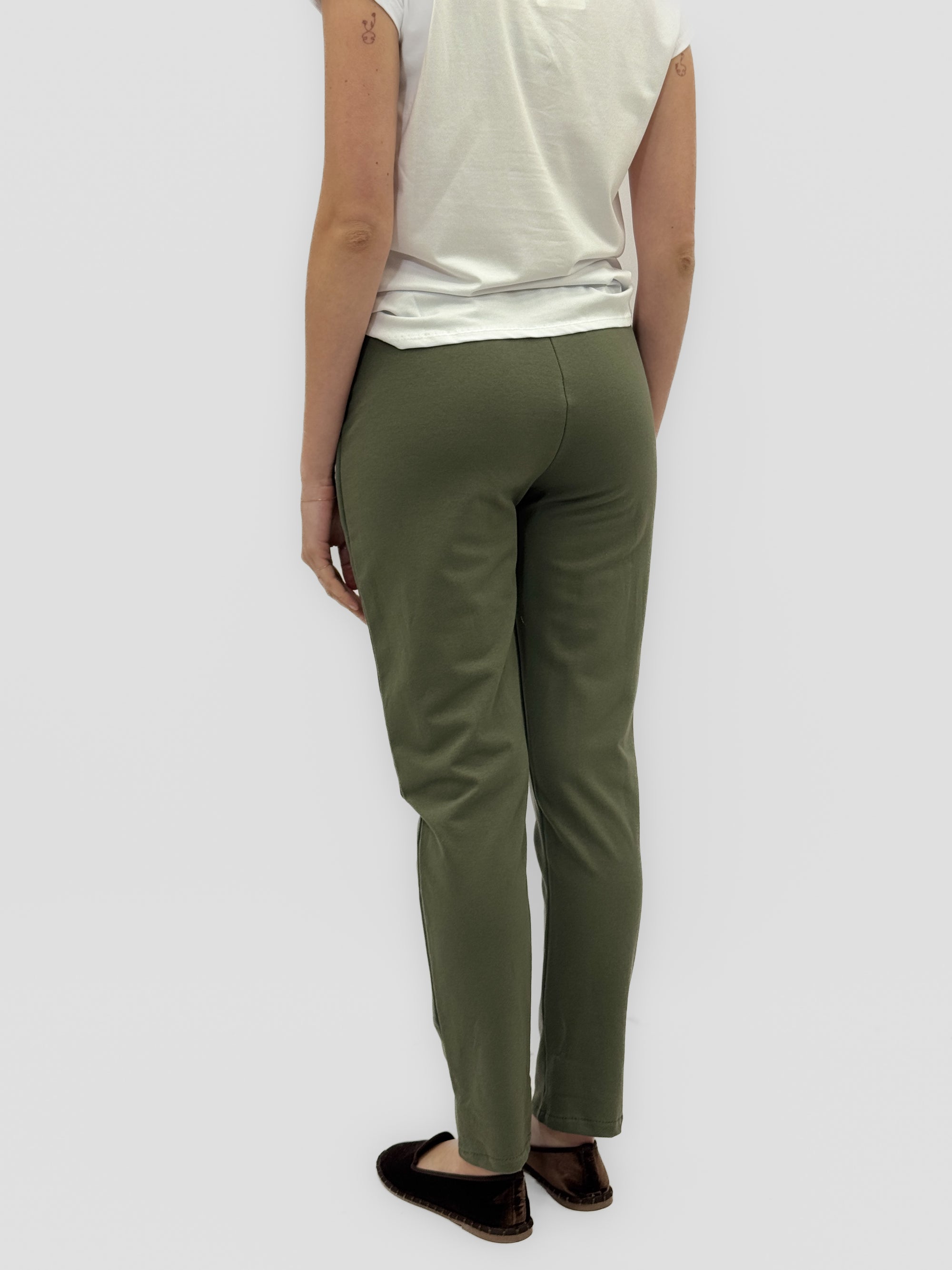 Pantalone in Cotone con Laccetto