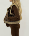 Gilet effetto montone con interno teddy – Caldo e grintoso
