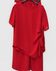 Completo con Maglia Asimmetrico e Pantalone Palazzo
