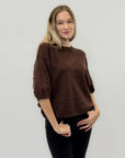 Maglia con lavorazione a pallini – Morbida e casual chic