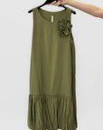 Abito con Fiore Applicato