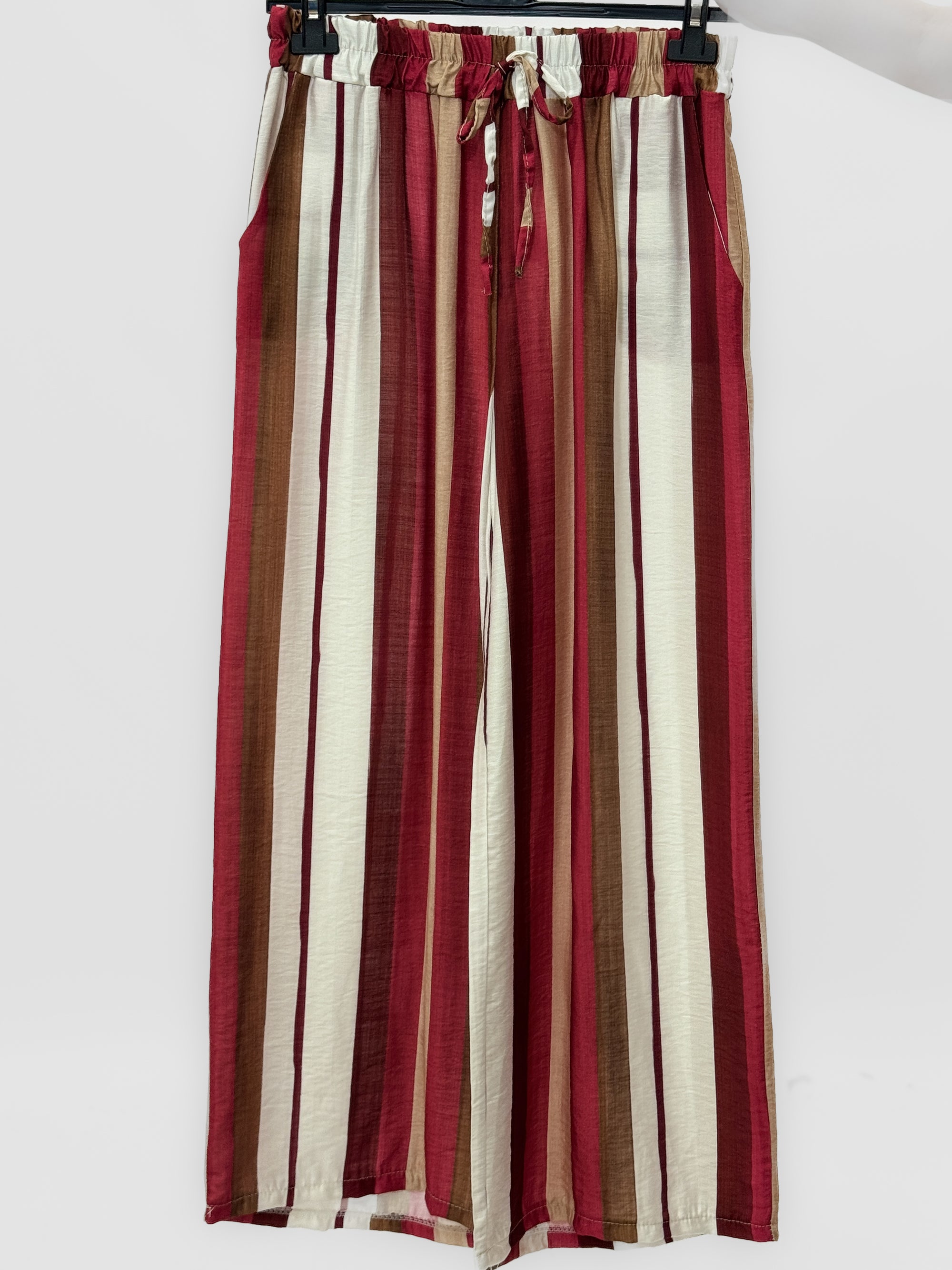 Pantalone Palazzo a Righe Multicolor