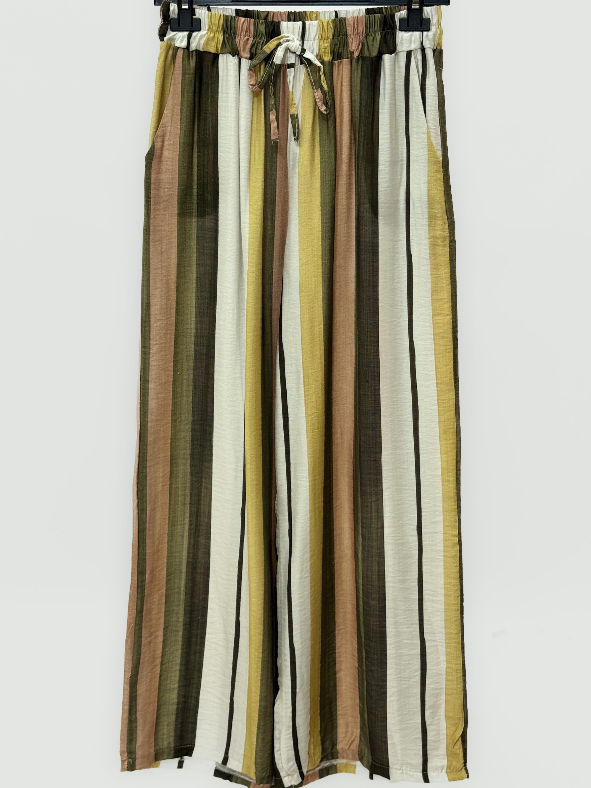 Pantalone Palazzo a Righe Multicolor