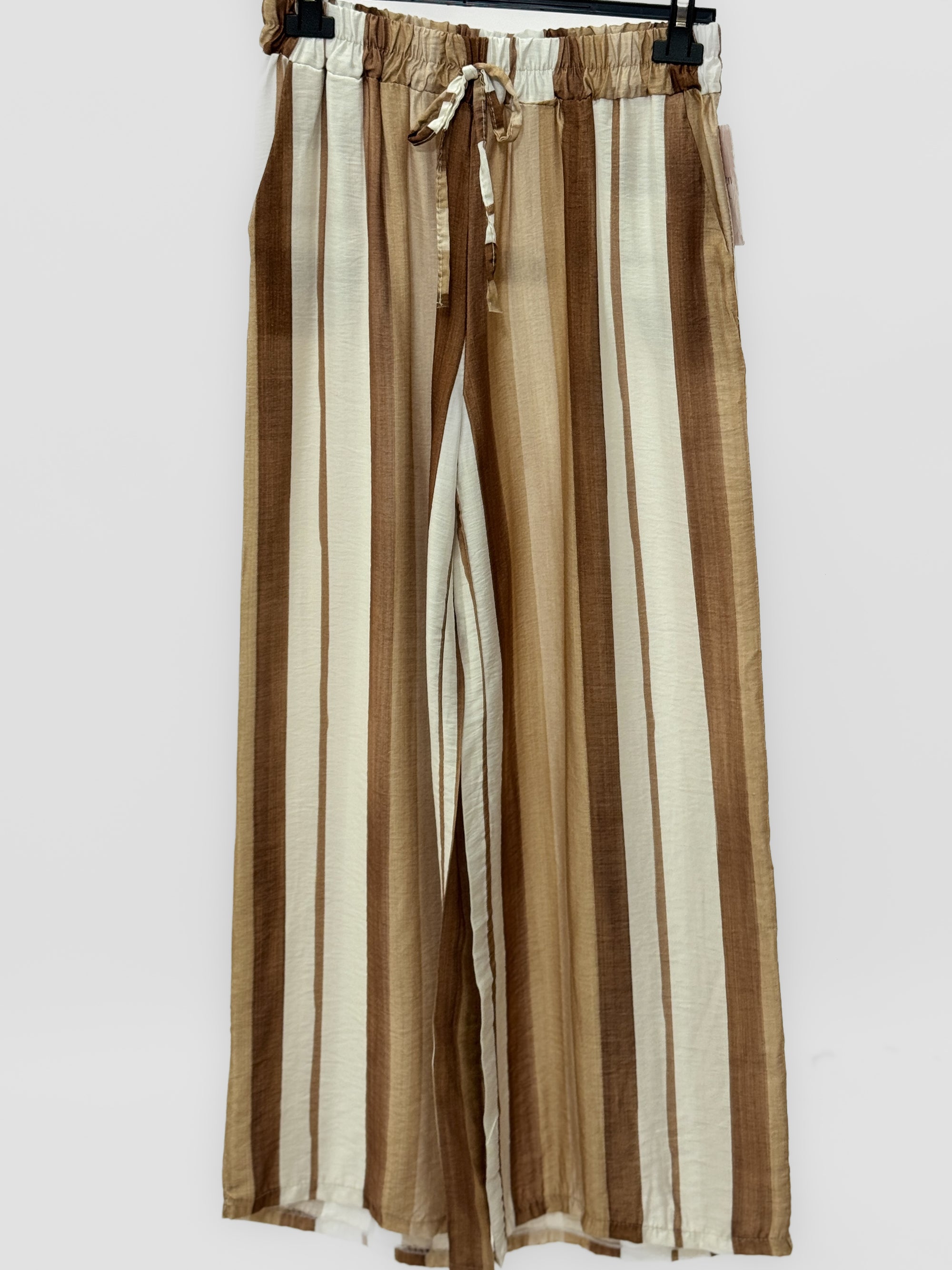 Pantalone Palazzo a Righe Multicolor
