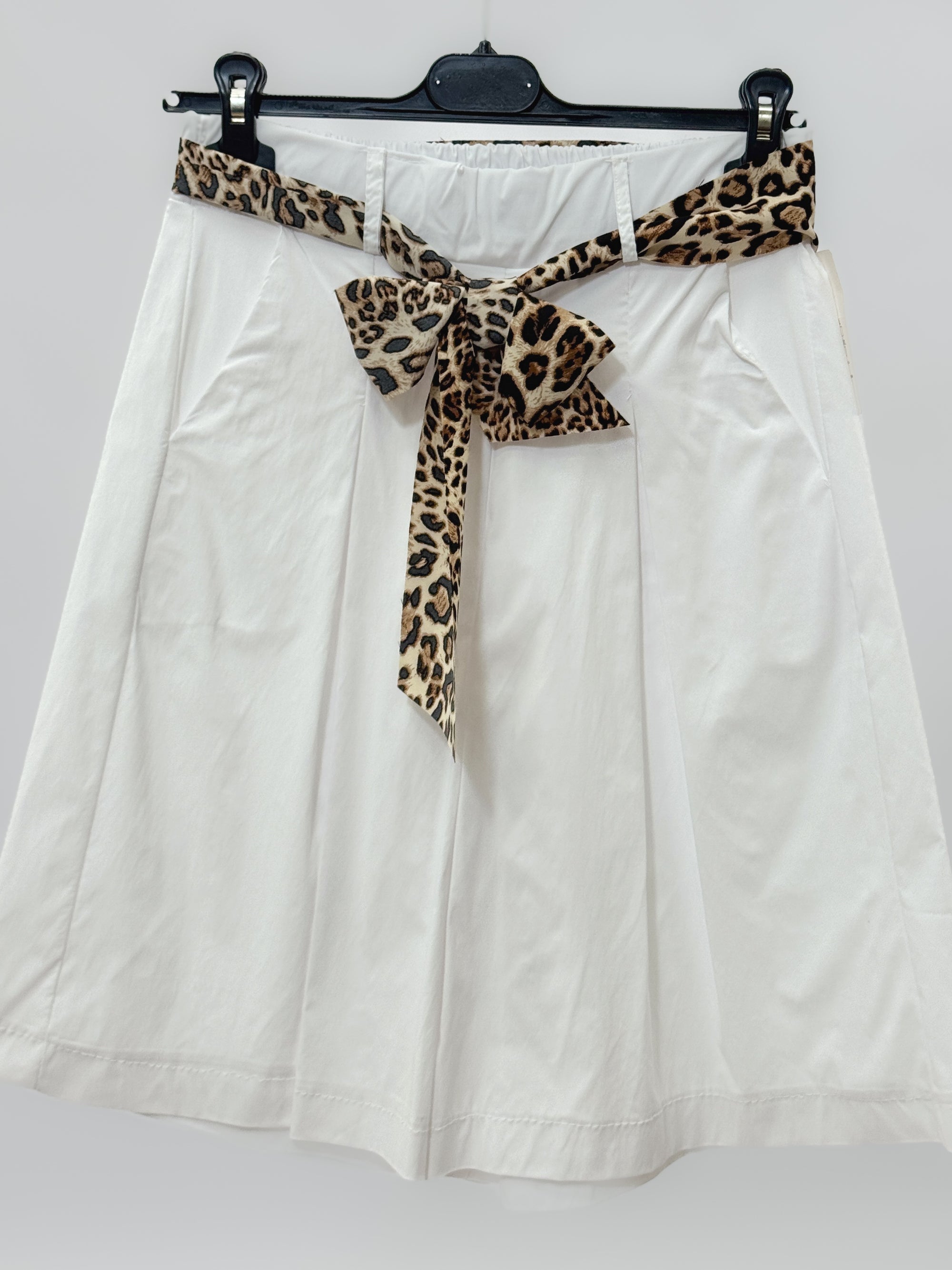 Bermuda con Cintura Animalier