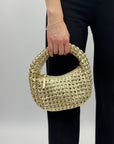 Borsa intrecciata fatta a mano