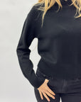 Maglione con collo alto morbido – Comfort e stile essenziale