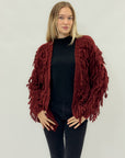 Cardigan con frange lunghe – Stile boho e comfort unico