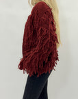 Cardigan con frange lunghe – Stile boho e comfort unico