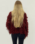 Cardigan con frange lunghe – Stile boho e comfort unico