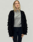 Cardigan con frange lunghe – Stile boho e comfort unico