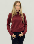 Maglione con collo alto morbido – Comfort e stile essenziale