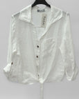 Camicia Elena con Nodo in 100% Lino