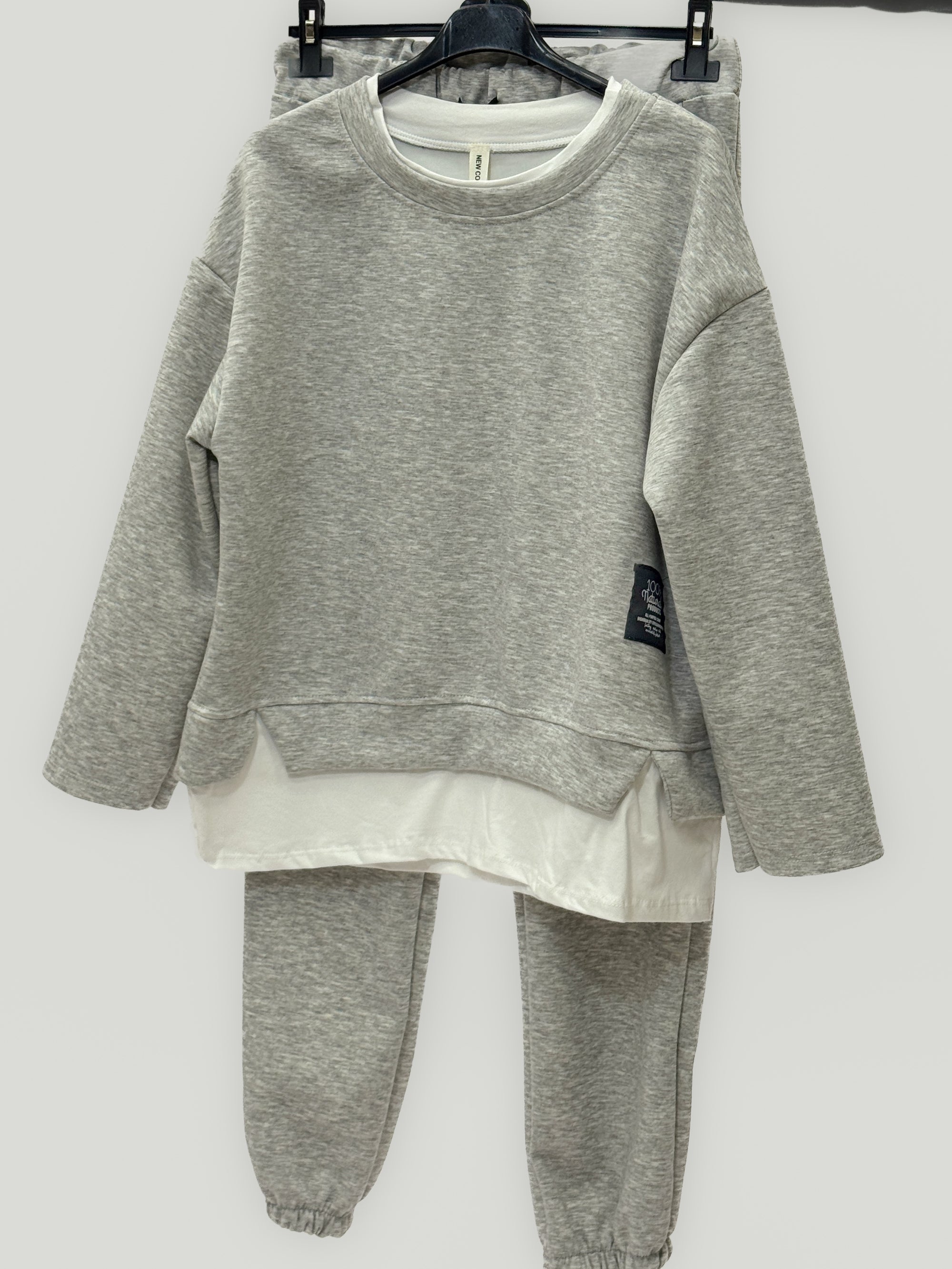 Completo Felpa Oversize e Pantalone Jogger