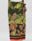 Gonna Pareo Savana con Stampa Animalier