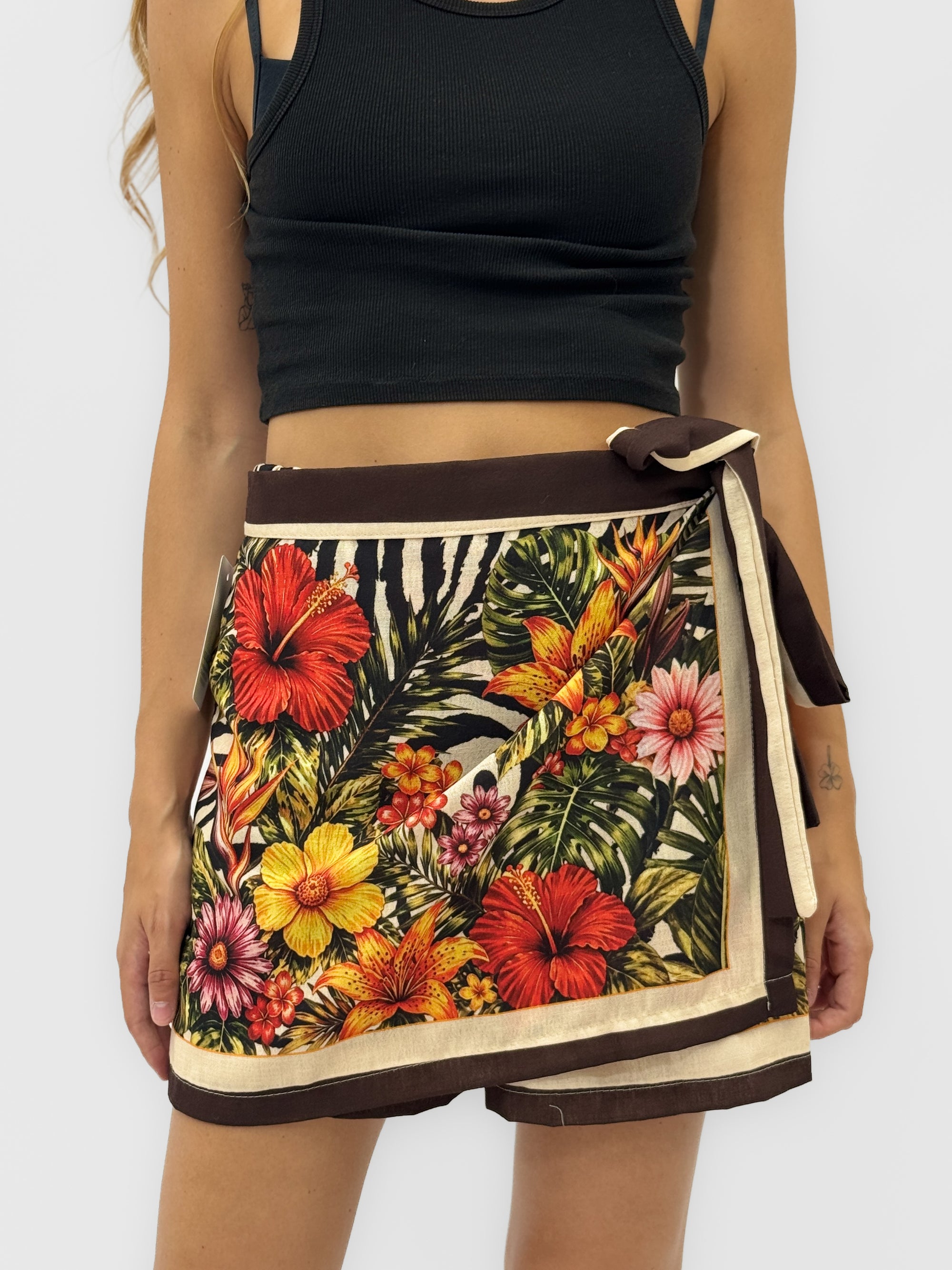 Gonna Pantalone Pareo con Stampa