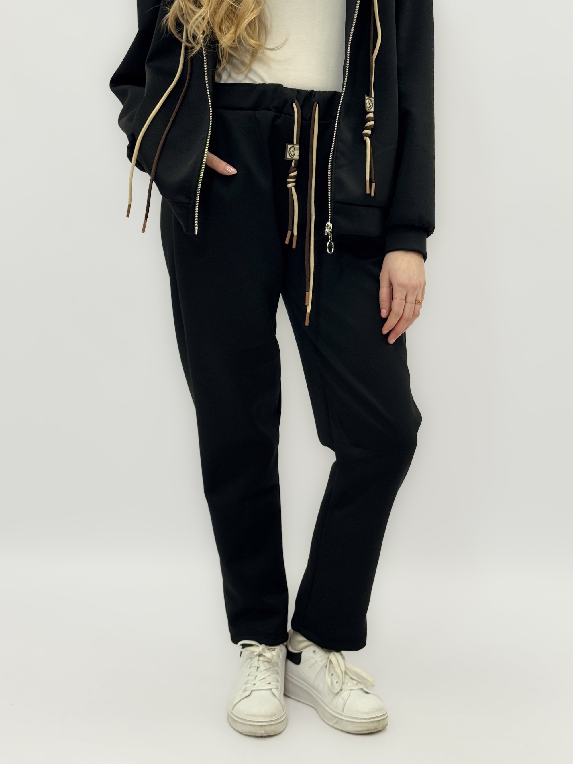 Completo Felpa con Zip e Pantalone Jogger