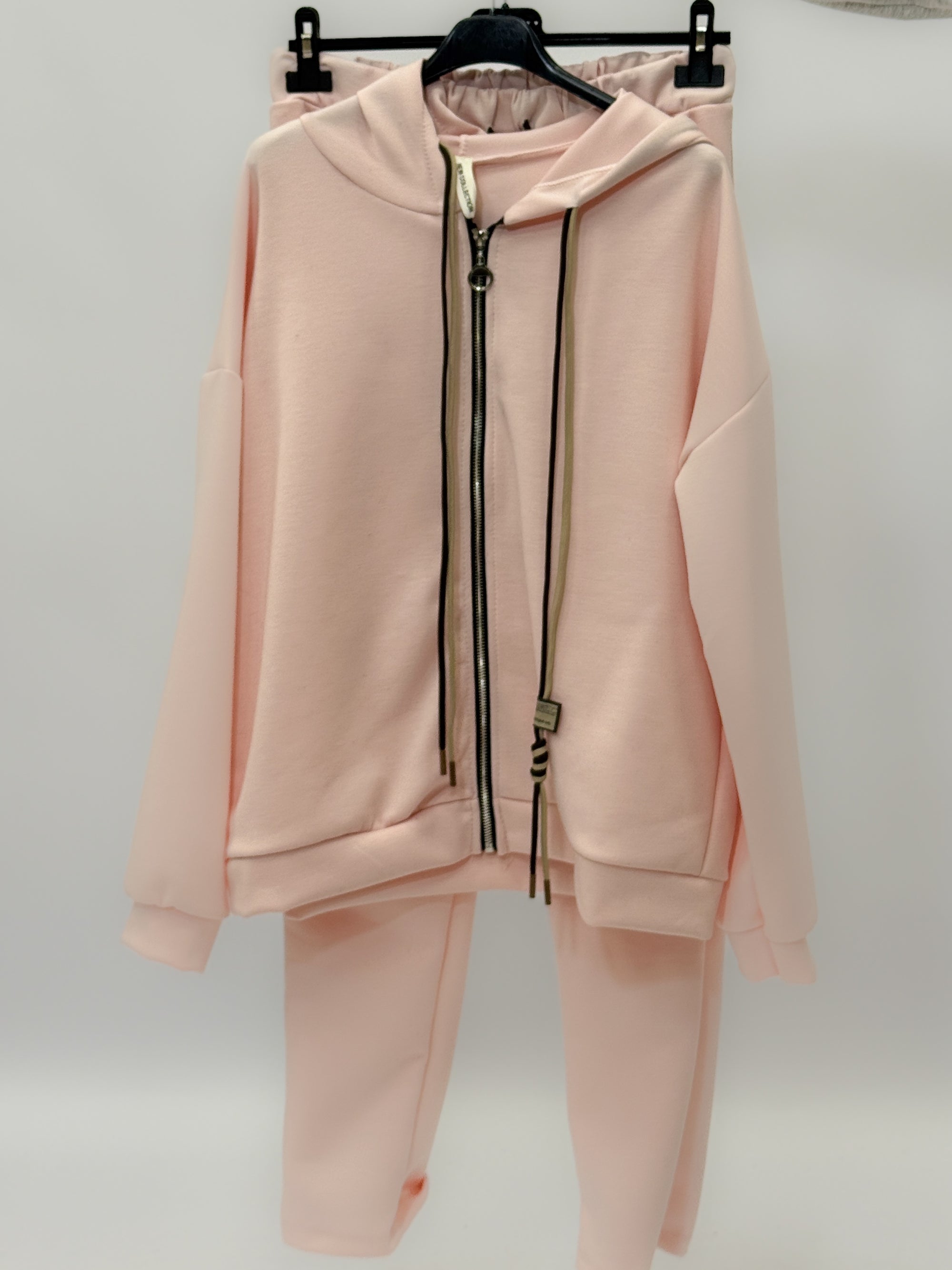 Completo Felpa con Zip e Pantalone Jogger