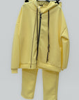 Completo Felpa con Zip e Pantalone Jogger