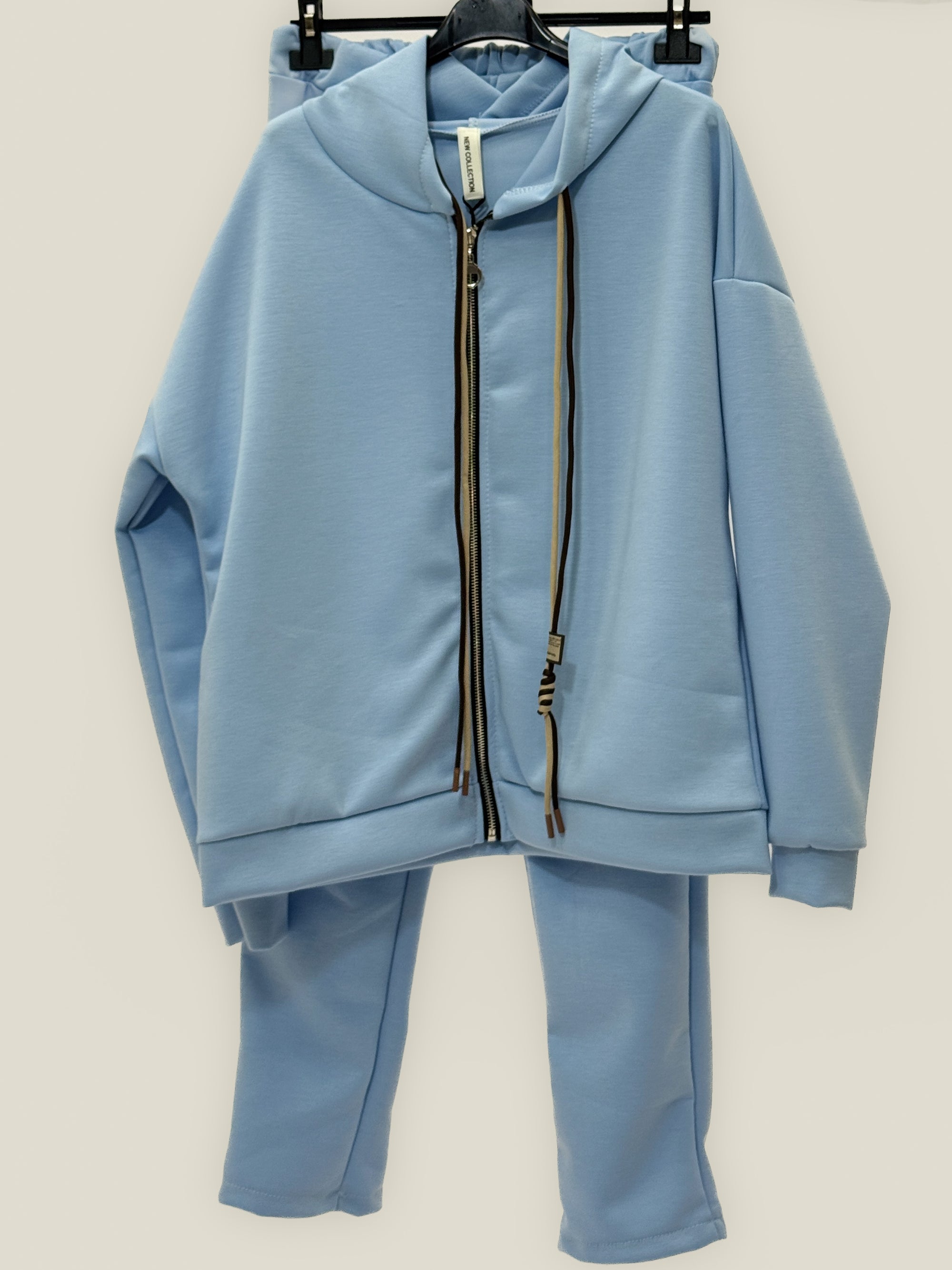 Completo Felpa con Zip e Pantalone Jogger