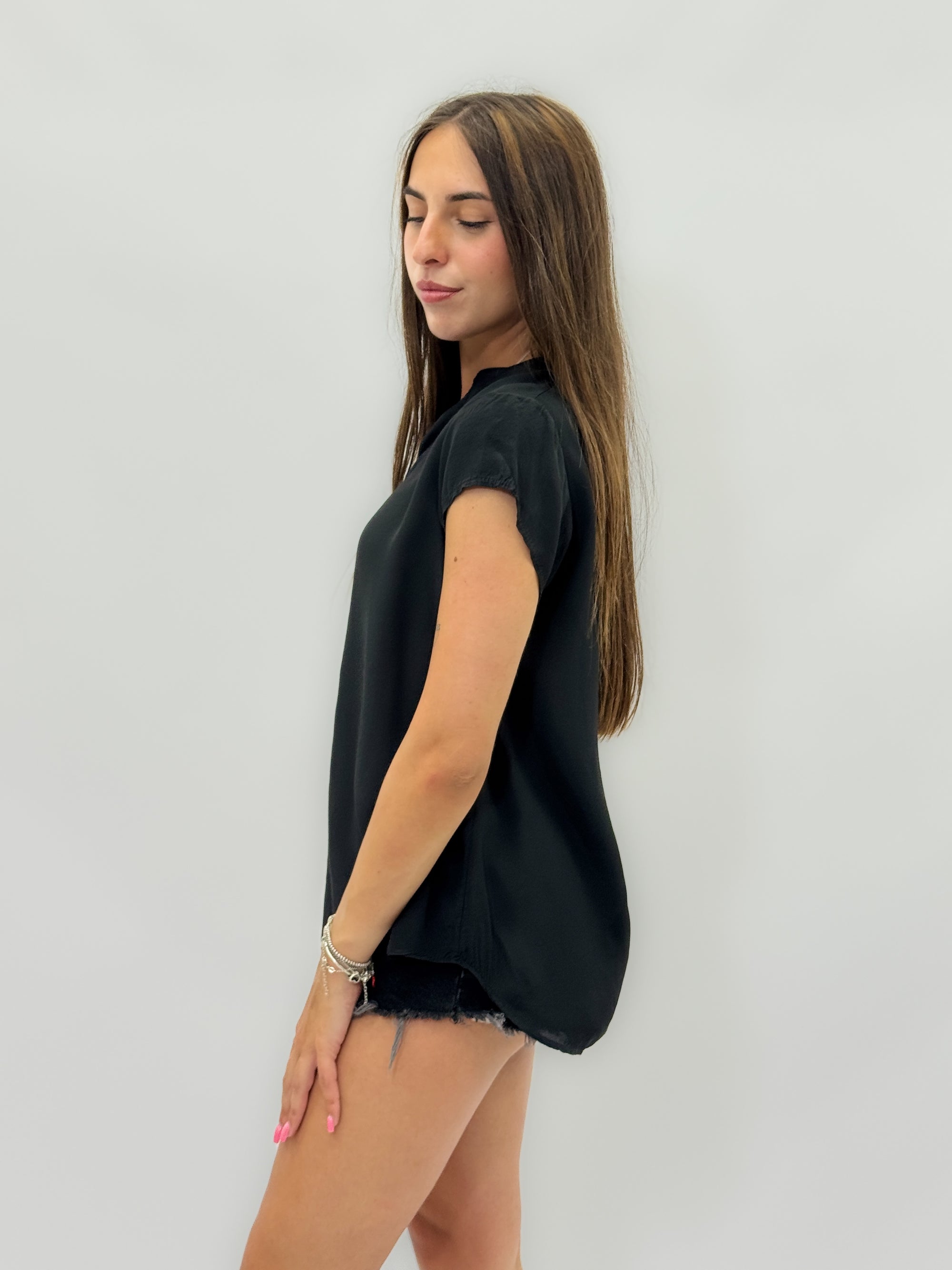 Camicia a tinta unita