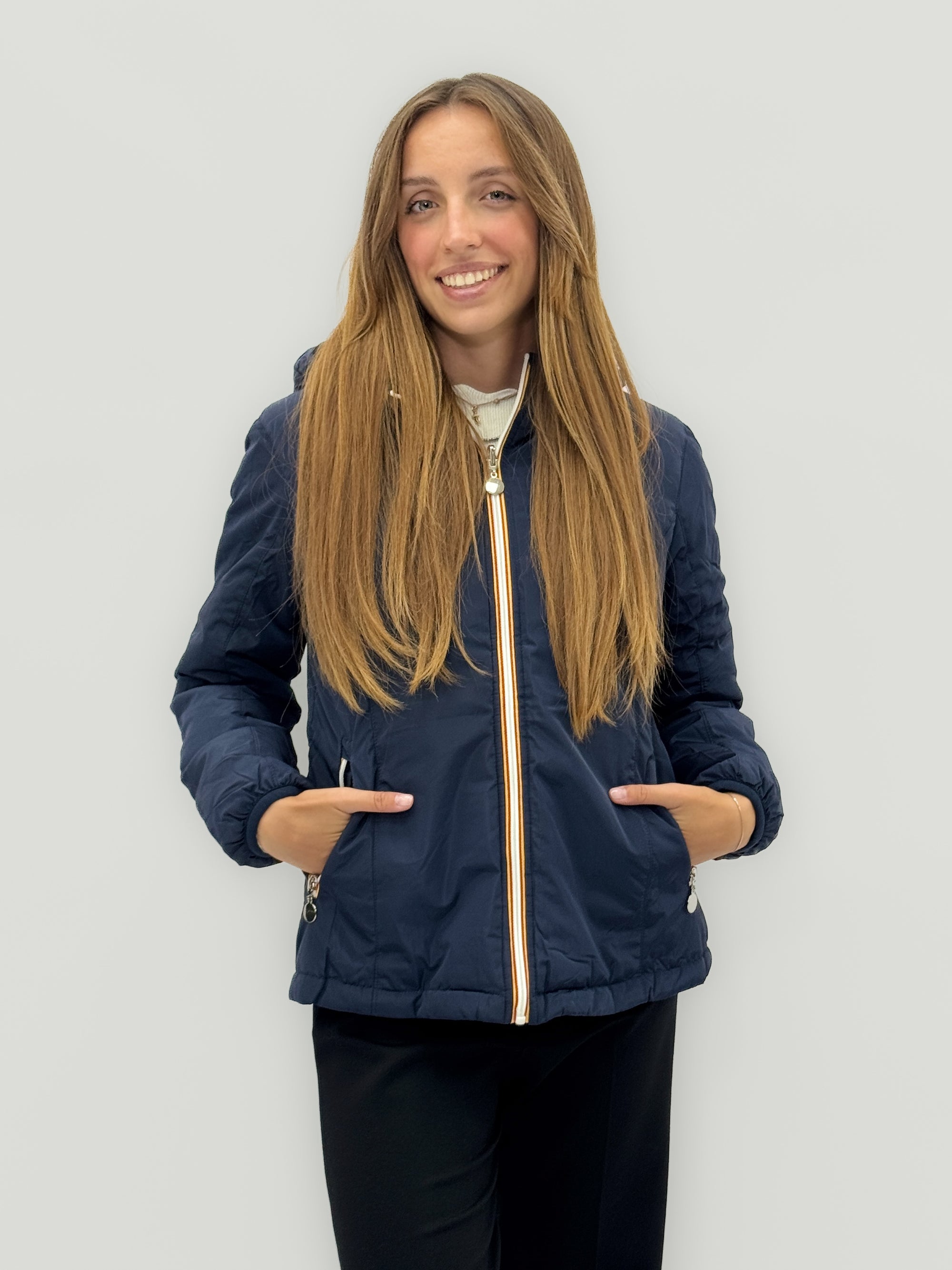 Giacca piumino double face