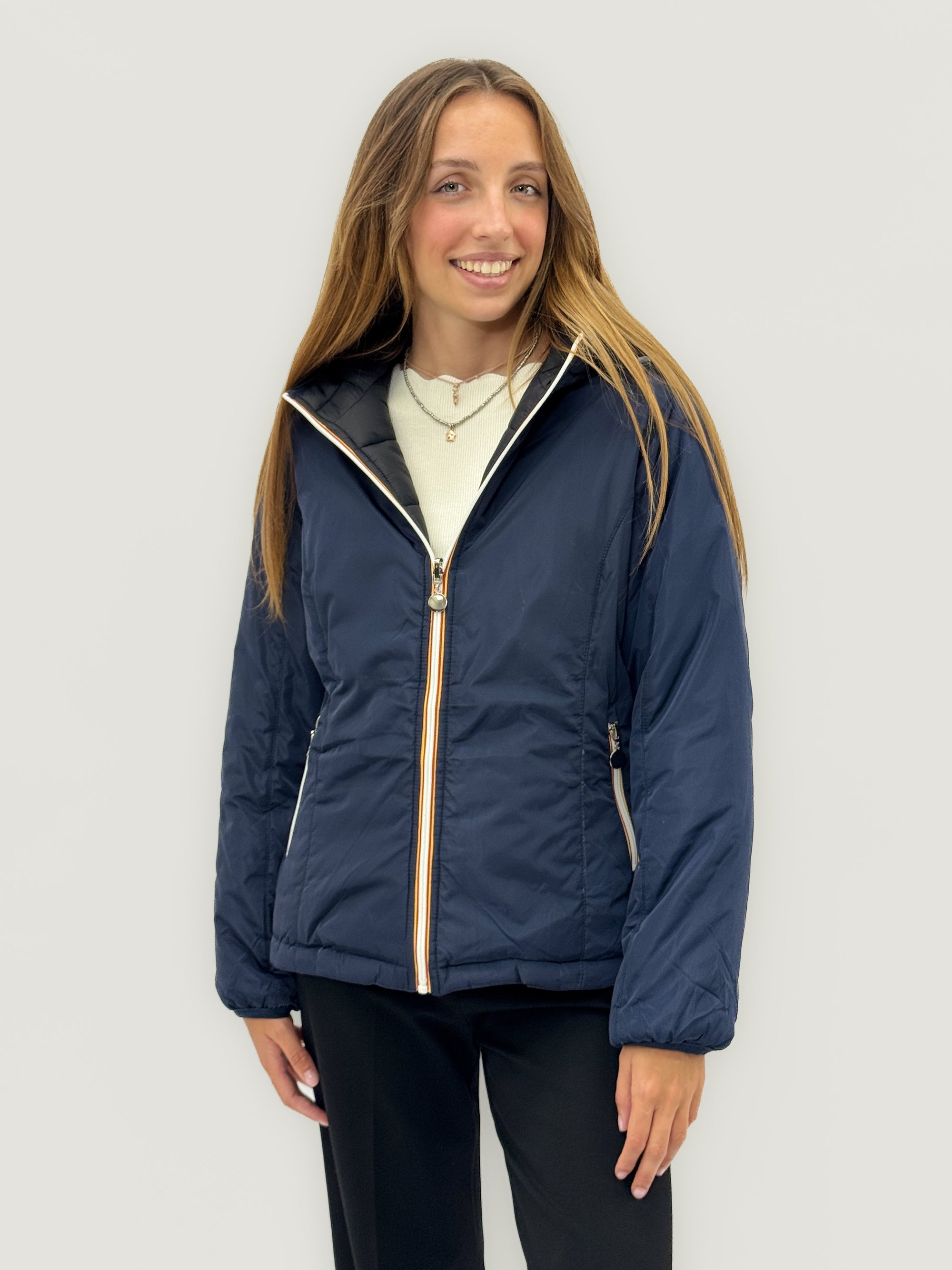 Giacca piumino double face