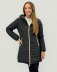 Piumino Donna Reversibile Double Face  Torino – Giacca Invernale Lunga