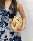 Pochette in paglia colorata