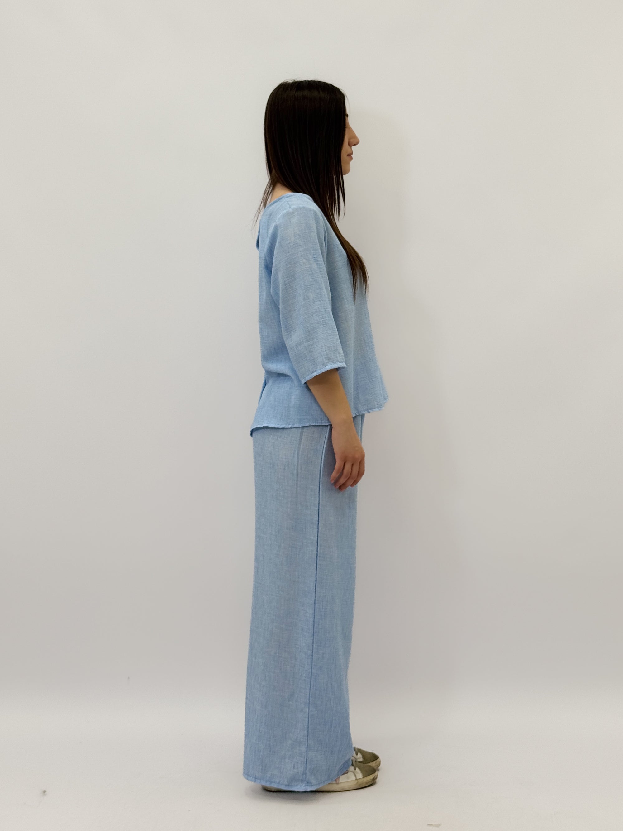 Completo maglia e pantaloni taglia comoda