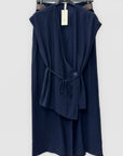Completo con Top Incrociato e Pantalone Palazzo