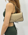 Pochette in vera pelle