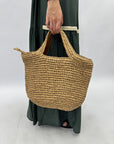 Borsa a mano in paglia