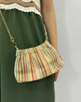 Pochette mini in vera pelle