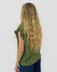 Blusa con Maniche a Volant