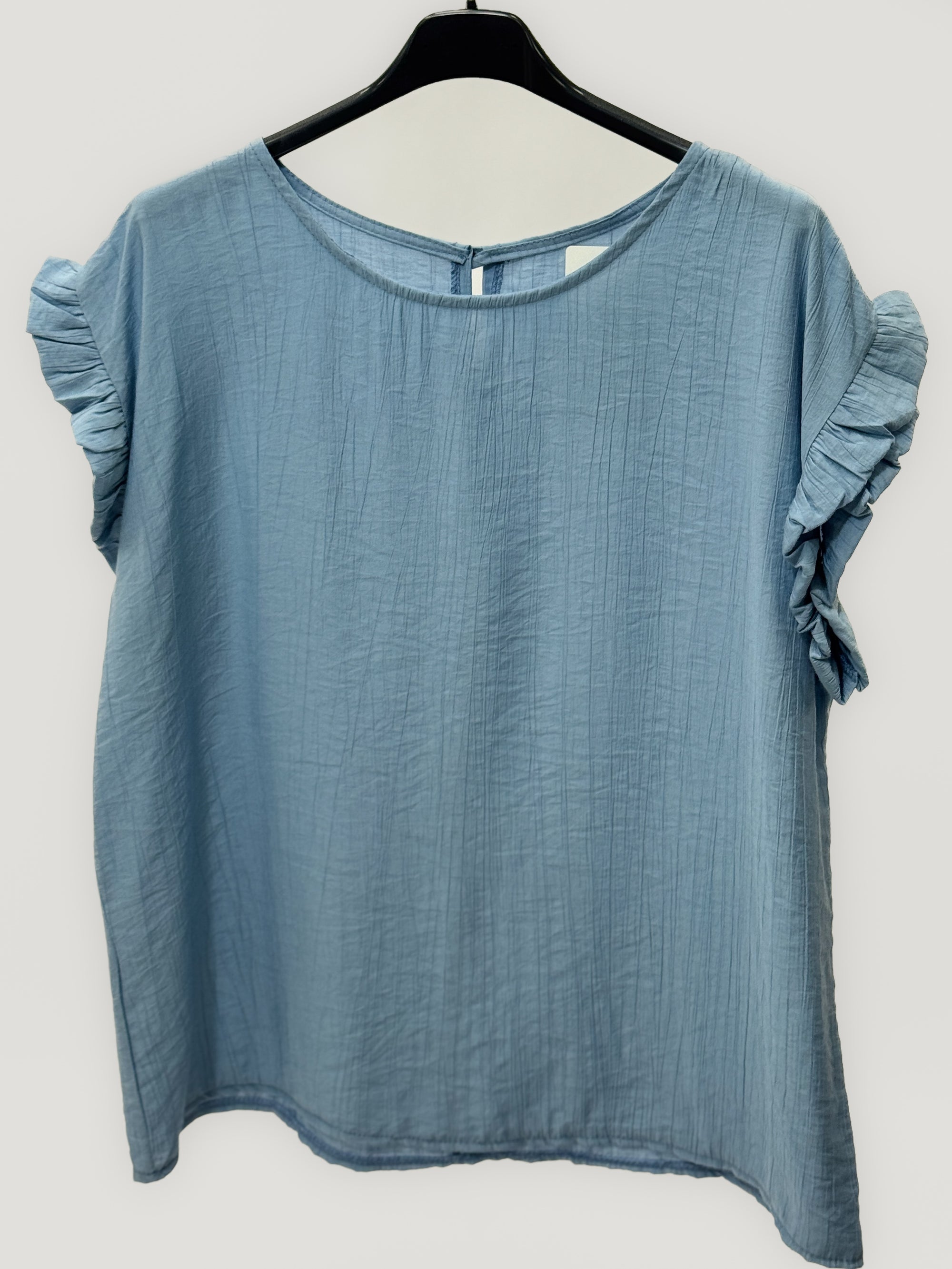 Blusa con Maniche a Volant