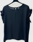 Blusa con Maniche a Volant
