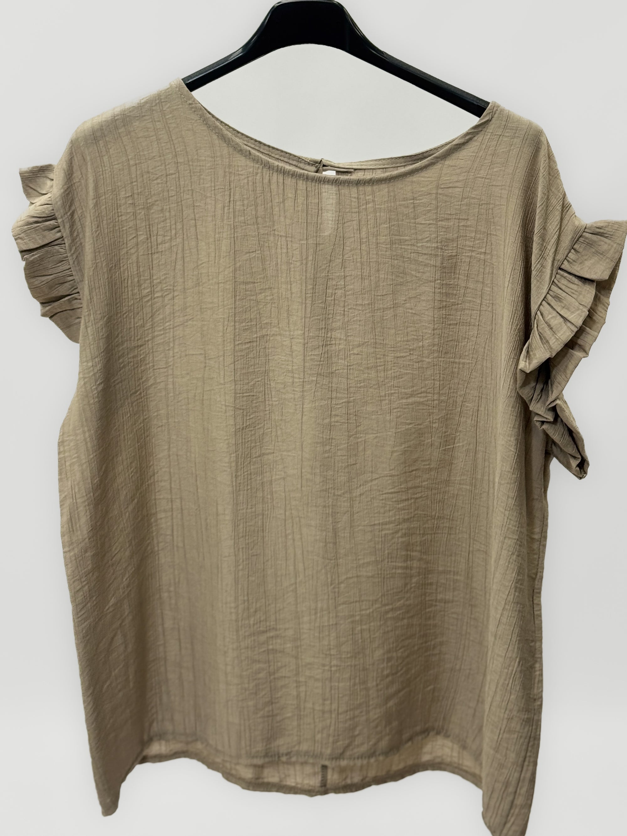 Blusa con Maniche a Volant