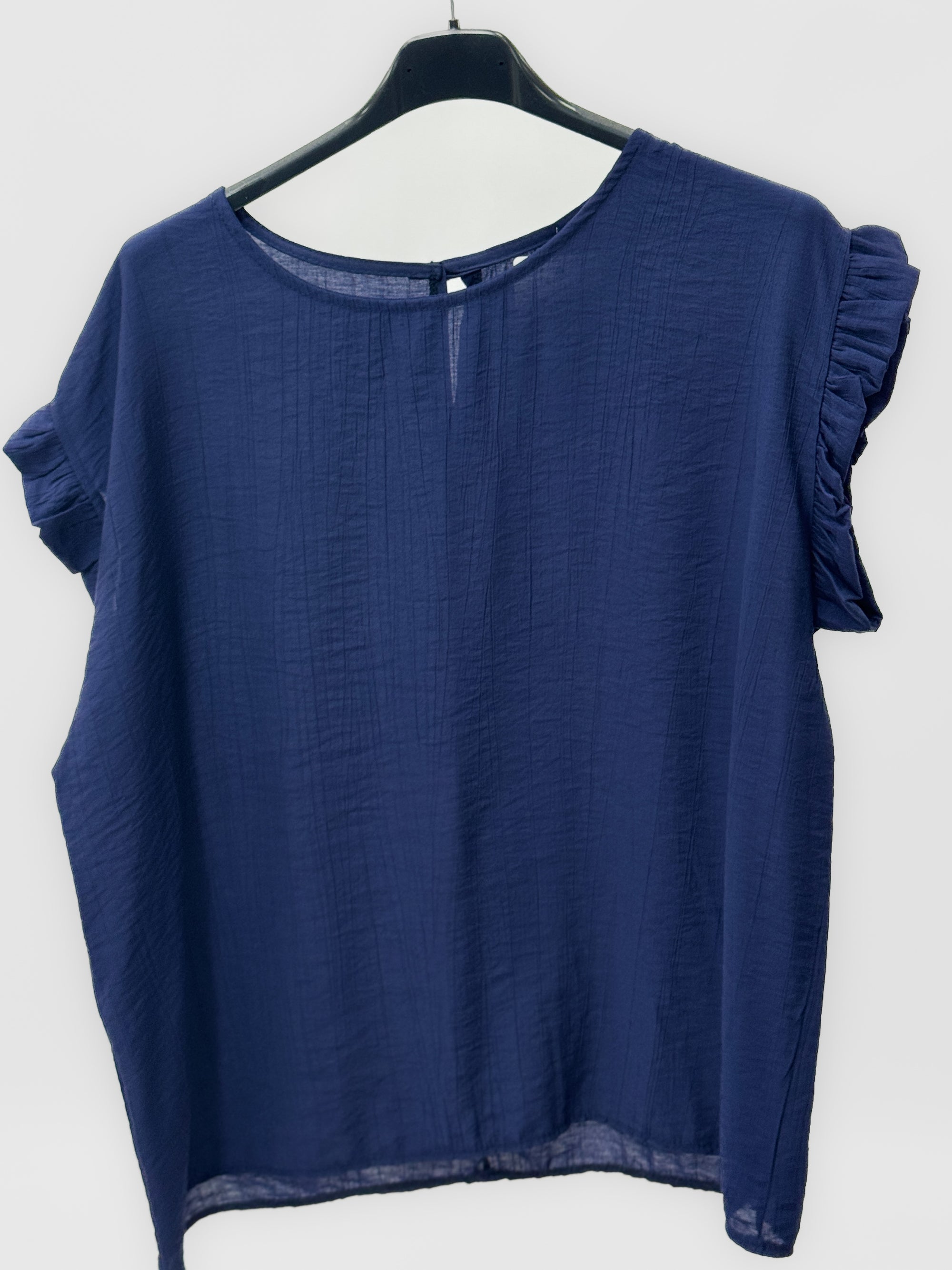 Blusa con Maniche a Volant