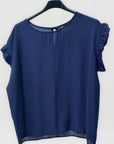 Blusa con Maniche a Volant