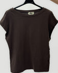 T-shirt in Cotone Smanicato