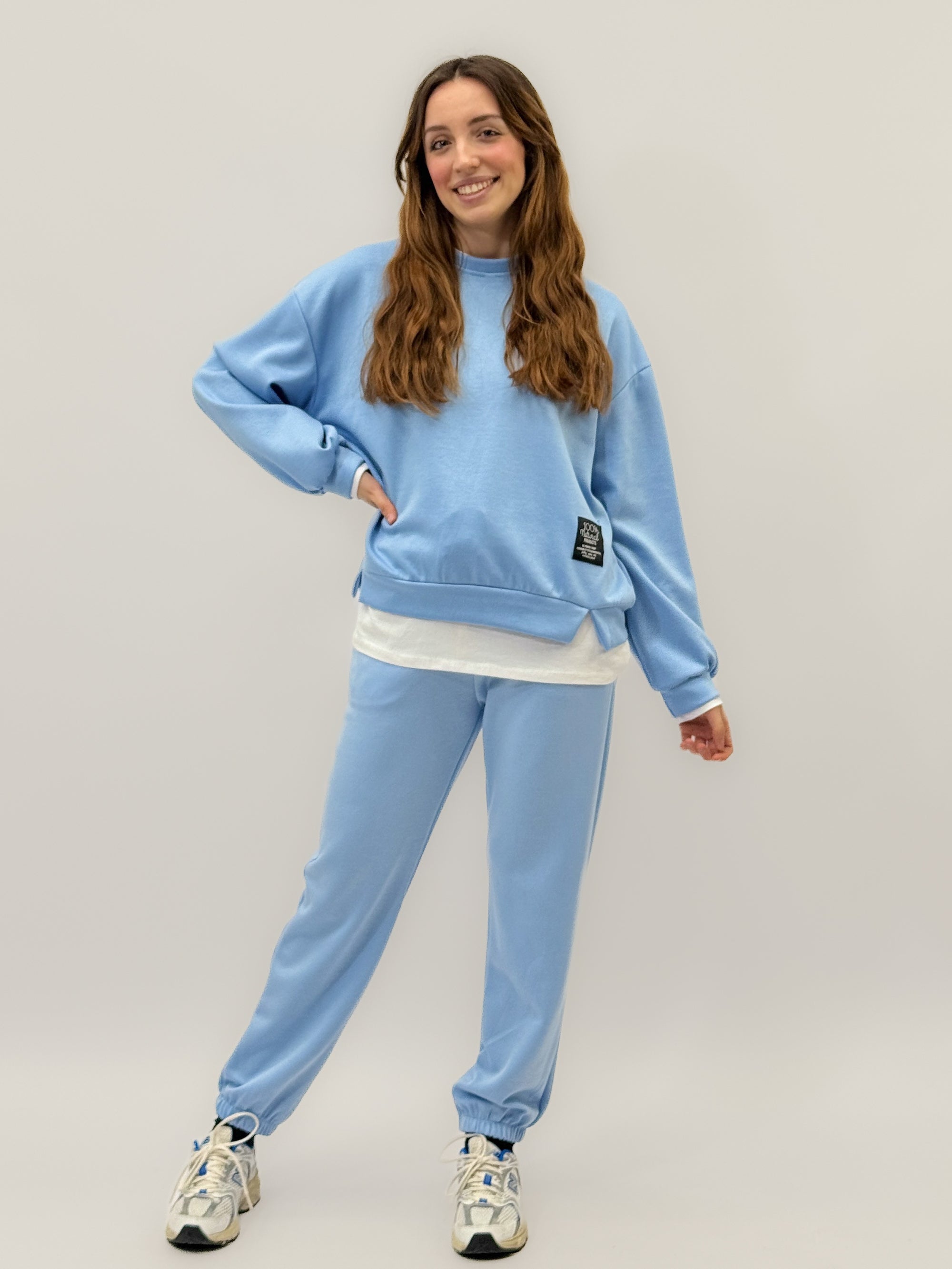 Completo Felpa Oversize e Pantalone Jogger