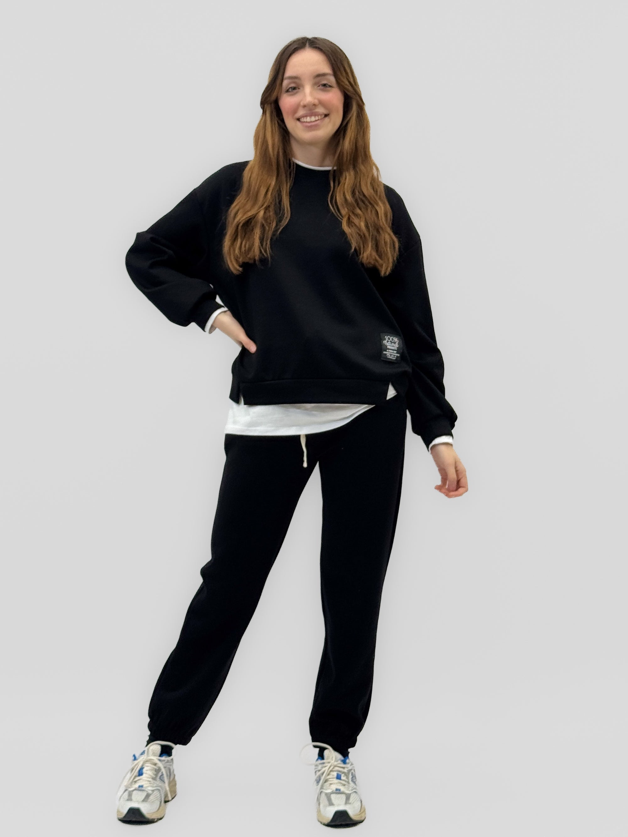 Completo Felpa Oversize e Pantalone Jogger
