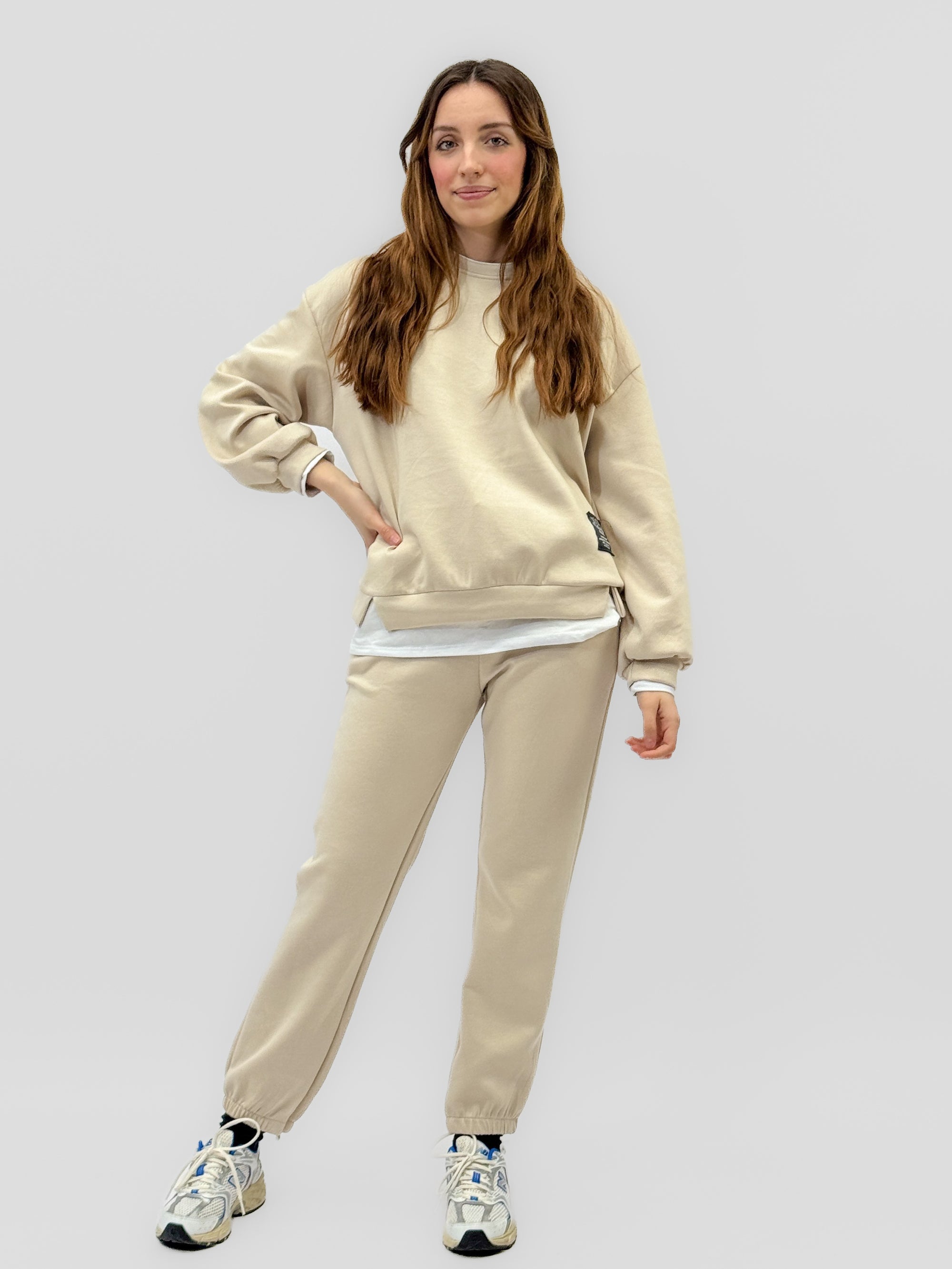 Completo Felpa Oversize e Pantalone Jogger