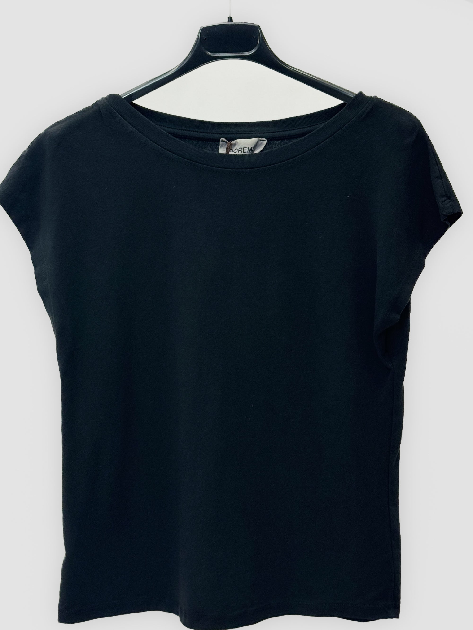 T-shirt in Cotone Smanicato