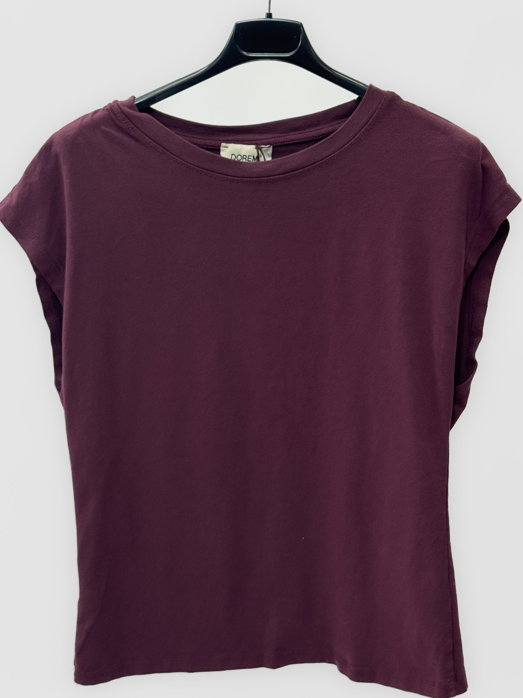 T-shirt in Cotone Smanicato
